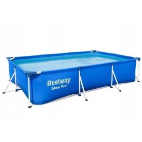  Bestway rechteckiger Rahmenpool 300 x 201 cm