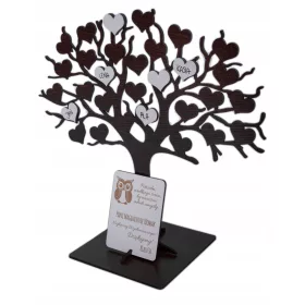    STATUETTE-GESCHENK FÜR EINEN LEHRER. PÄDAGOGISCHES DANK-BAUM-GESCHENK