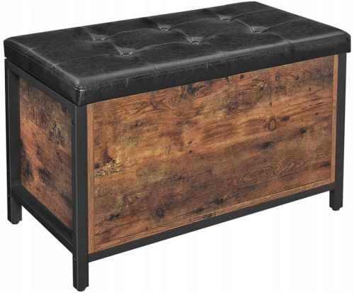  Vasagle Schuhschrank mit Sitzfläche 80 x 50 x 40 cm in Brauntönen