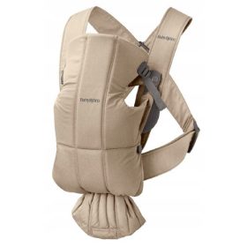  BABYBJORN MINI Woven – Babytrage, Beige