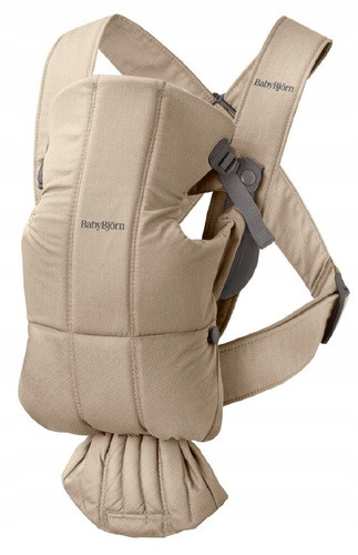 BABYBJORN MINI Woven – Babytrage, Beige