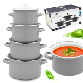  Set Meyerhoff emaillierte Töpfe, 8-tlg.