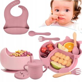  SILIKONSCHALEN FÜR KINDER, SET MIT 9 ELEMENTEN