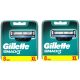  Gillette Mach3 Ersatzklingen für Herrenrasierer, 16 Stück