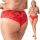  GANZSPITZEN-TANGA mit hoher Taille PLUS GRÖSSE phenome RED 42/44