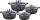  KlonBerg PREMIUM Aluminium-Töpfe-Set, 8-tlg.