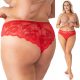  FULL LACE Tanga mit hoher Taille PLUS SIZE phenome RED 44/46