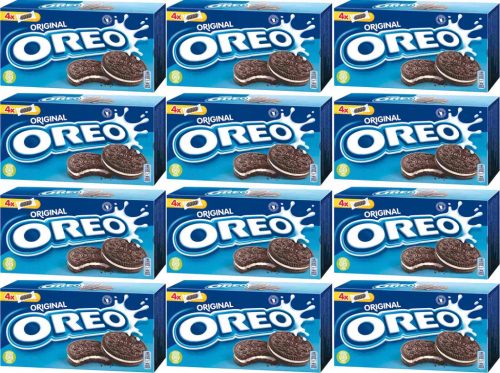 MONDELEZ Oreo Kekse 176g - Kakaokekse mit Vanillefüllung