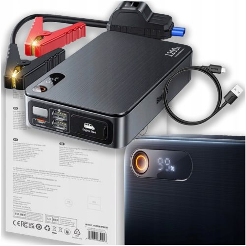  JUMPING DEVICE MAX POWERBANK 12000 mAh STARTTASCHENLAMPE + ANSCHLÜSSE