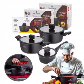  Valdinox Volcano Aluminium-Topf-Set, 6-tlg.