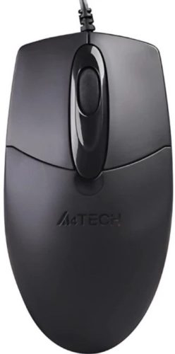  A4Tech Op-720 Optische USB-Maus mit Kabel, Schwarz
