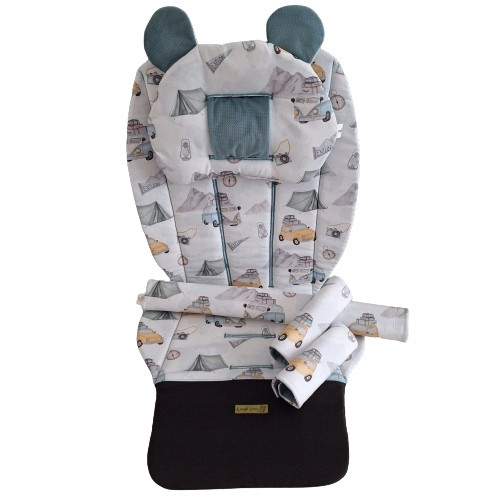  Cybex Balios S Lux Kinderwageneinsatz – Set mit 4 Elementen „Retro Cars“
