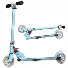    FALTBARER ROLLER FÜR KINDER MIT LED-RÄDERN 70KG, EINSTELLBAR
