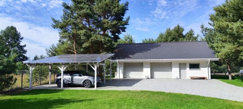  Holz-Photovoltaik-Schuppen 10 kW CHANCE!!
