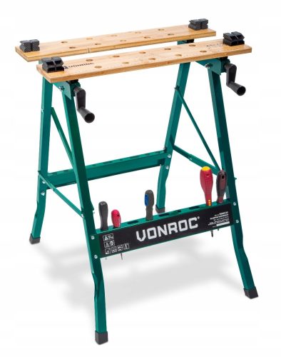  Werkbank, klappbar, VONROC + Spannbacken
