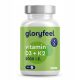 Vitamin D3 + K2 Tabletten von Gloryfeel - 200 Stück für optimale Knochengesundheit