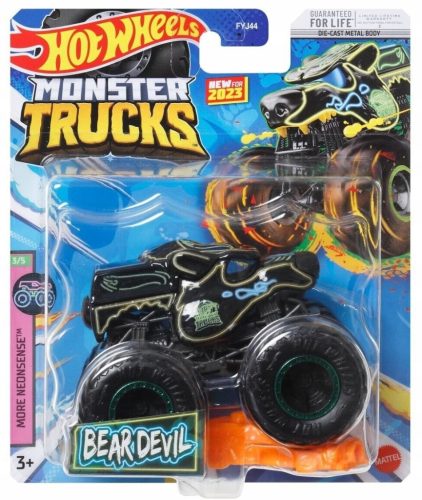  BEAR DEVIL 3/5 Weitere NeonSense Monster Trucks Autos Hot Wheels Auto 1:64