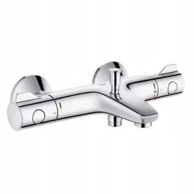    Grohe Grohtherm 800 Chrom-Wand-Badewannen- und Duscharmatur mit zwei Griffen