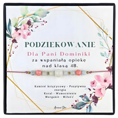 Vielseitiges Armband aus Edelsteinen - Perfektes Geschenk für Lehrer