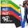  5er-Set Sanierungsgummi mit flachem Band, 2 m, Widerstand 2–25 kg