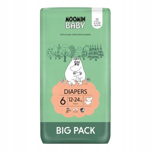  Muumi Mumin Babywindeln Größe 6 51 Stk.