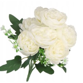  KÜNSTLICHE BLUMEN, GROSS, DICK, PFINGSTROSEN, PFINGSTROSEN