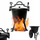  5L Jagdkessel aus Gusseisen, Lagerfeuergrill
