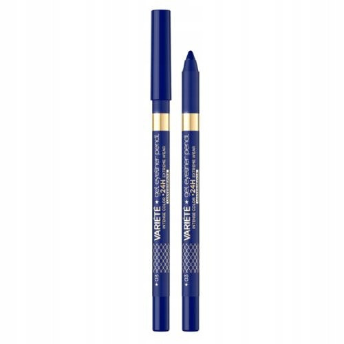  Eveline Cosmetics Variete 03 Blauer wasserfester Gel-Augenstift
