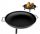  GROSSE GARTENKAMIN-GRILL-LAGERFEUERSCHALE 60 cm STAHL SCHWARZ