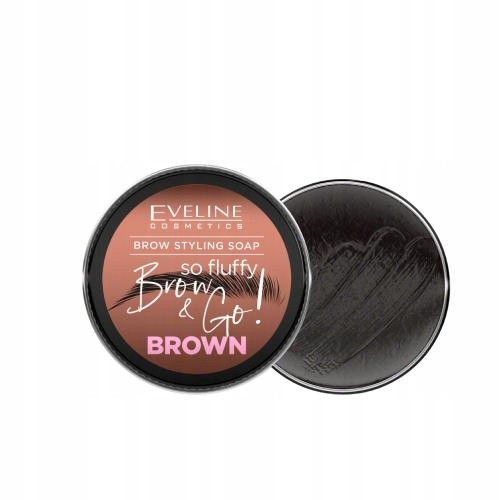  Eveline Cosmetics BROW & GO! Braune Augenbrauen-Stylingseife