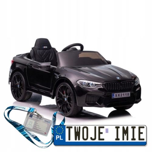 BMW M5 BATTERIEWAGEN, LACKIERTES ECO-LEDER, EVA-RÄDER, MP3-USB-EINGANG