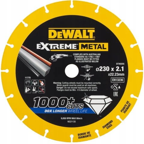  DT40255 DIAMANTSCHEIBE 230x22,2 FÜR STAHL