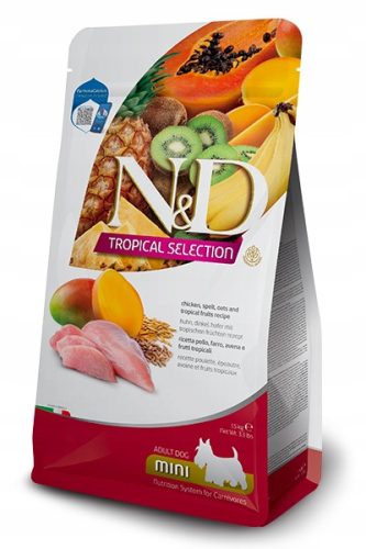  ND TROPICAL DOG HUHN ERWACHSENE MINI 1,5 KG FARMINA