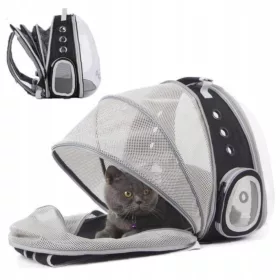    TRANSPORTER für eine Katze, einen Hund, ein Kaninchen, ein Tier, ein faltbarer TRANSPORTRUCKSACK