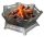  Garten Feuerstelle XXL groß 104cm für Lagerfeuer Grill Kessel Stahl