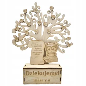  GESCHENKSTATUETTE BAUM DANKE LEHRERTAG JAHRESENDE