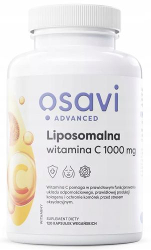 Liposomale Vitamin C Kapseln 1000 mg - Nahrungsergänzungsmittel für vegane Ernährung