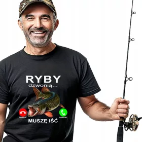    Angeln T-Shirt Geschenk für Papa Opa Angler Fische rufen Hecht
