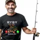  Angeln T-Shirt Geschenk für Papa Opa Angler Fische rufen Hecht