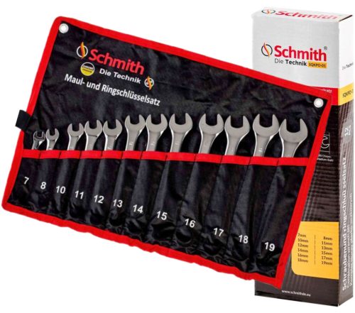  Ringmaulschlüssel 12 Stück Schmith SQKPO-01
