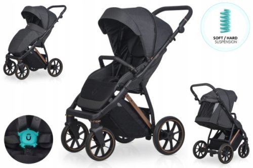  Riko Vera 04 Coal Kinderwagen