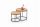  Halmar OREO Couchtisch, rund, 53 x 53 x 45 cm, goldene Eiche