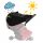  Kinderwagenschirm, 59 cm, schwarz