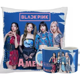    BECHER + KISSEN BLACKPINK K-POP KPOP Set + NAME VERSCHIEDENE MUSTER GESCHENK
