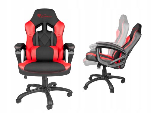  Genesis Nitro 330 Gaming-Stuhl, schwarzes und rotes Öko-Leder