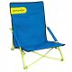  Spokey Panama Liegestuhl, Stahl, Blau und Marineblau