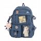  Schulrucksack mit mehreren Fächern (KAWAII) Blautöne 35 l