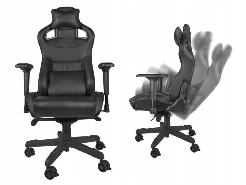  Genesis Nitro 950 schwarzer Gaming-Stuhl, schwarzes Öko-Leder