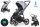  Kinderwagen VERA, großer Sitz, lange Fußstütze, bis 22 kg, 5-Punkt-Gurt