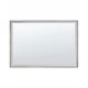  LED Wandspiegel 60x80 silber